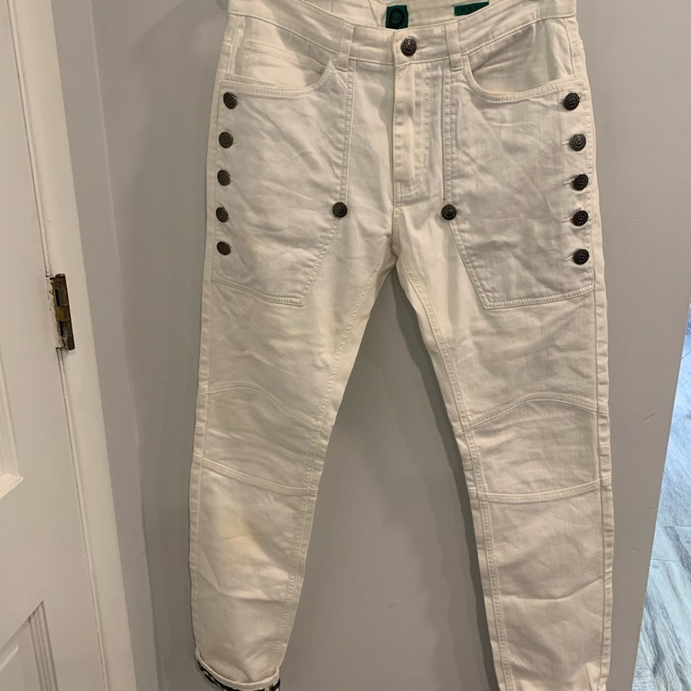 Revolution White Cargo Pants - Picture 7 of 15